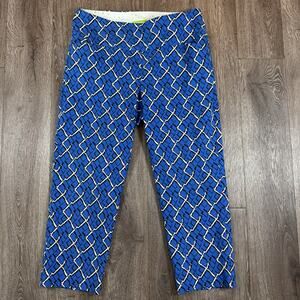 SWING CONTROL Royal Blue Black White STRETCH GOLF CAPRIS 14